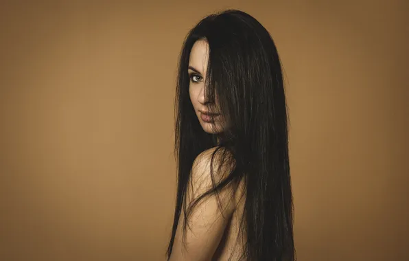 Model, brunette, look, Andrey Snegirev