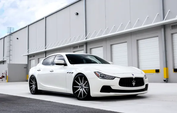 Картинка Maserati, wheels, Luxury, Ghibli, on 20, lowered