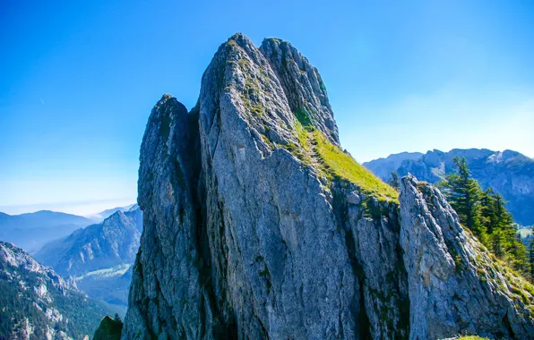 Rocks, Mountains, cliff