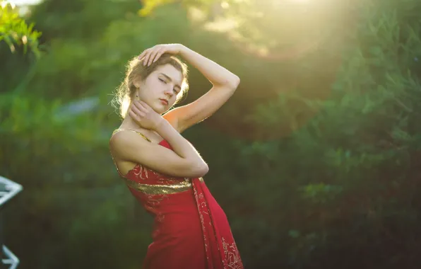 Model, women, women outdoors