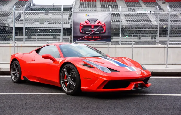 Картинка Ferrari, Red, 458, Speciale