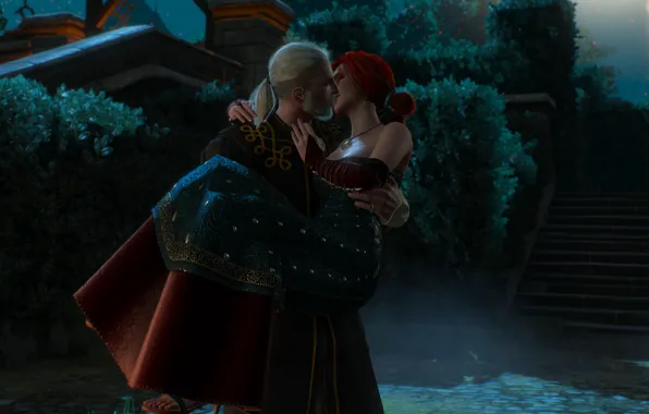 Triss Merigold, Geralt, Geralt of Rivia, Triss, the witcher 3, The witcher 3