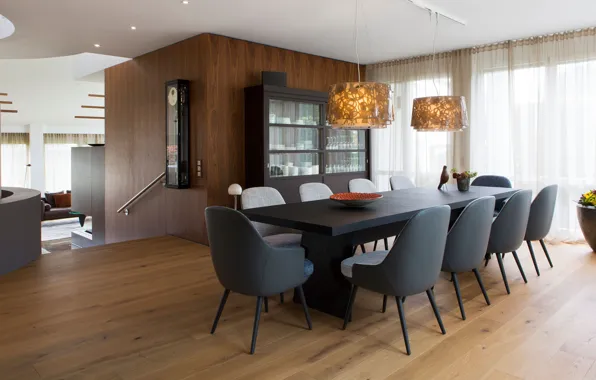 Дизайн, стиль, интерьер, Германия, Germany, столовая, Частный дом, Private House