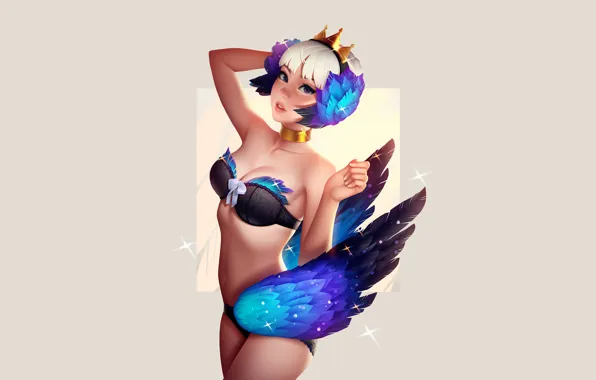 Картинка эротика, девушка, аниме, арт