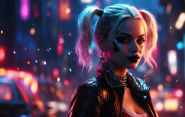 Картинка harley quinn, sassy, ai art