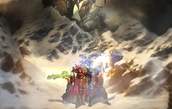 Дракон, wow, cataclysm, смертокрыл, deathwing, dragon, катаклизм, аспекты драконов
