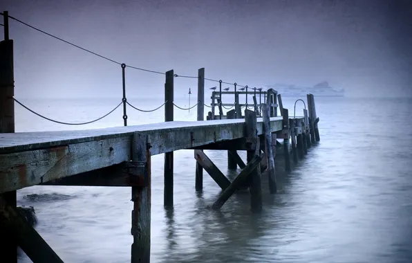 Море, мост, корабль