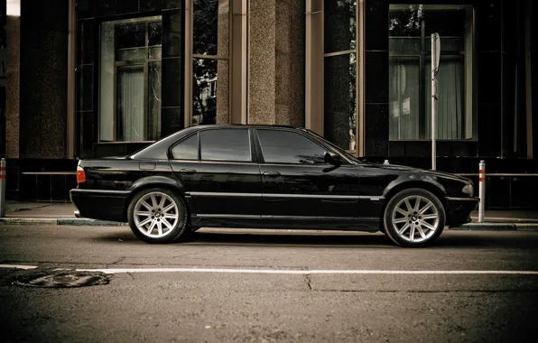 Bmw, седан, бумер, семёрка, e38, 7 series, bumer