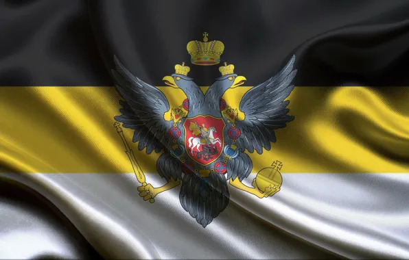 Картинка орел, флаг, Российская империя