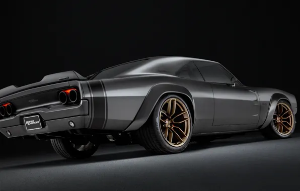 Concept, Dodge, вид сзади, Charger, 1968, Super Charger, SEMA 2018