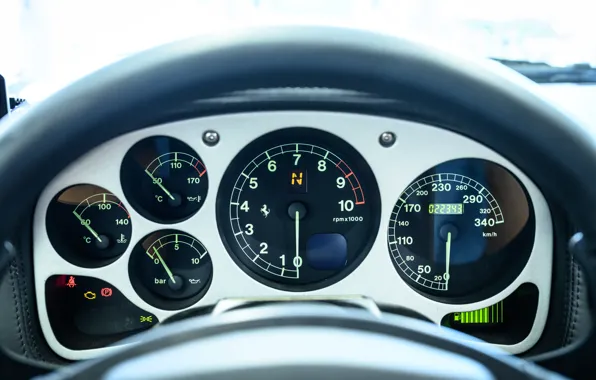 Ferrari, 360, Modena, Панель приборов