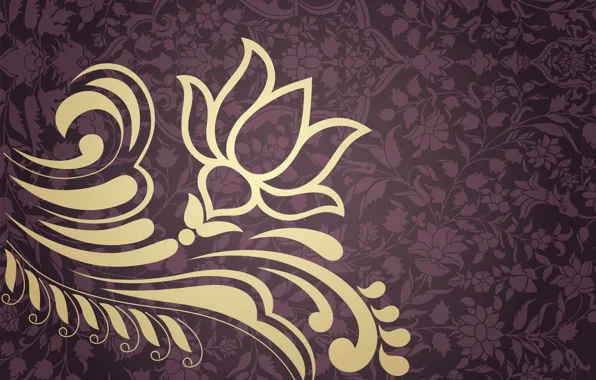 Картинка цветы, узор, орнамент