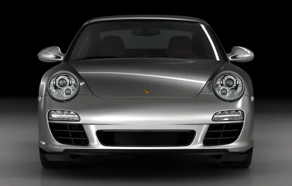 Картинка серый, Porsche, автомобиль