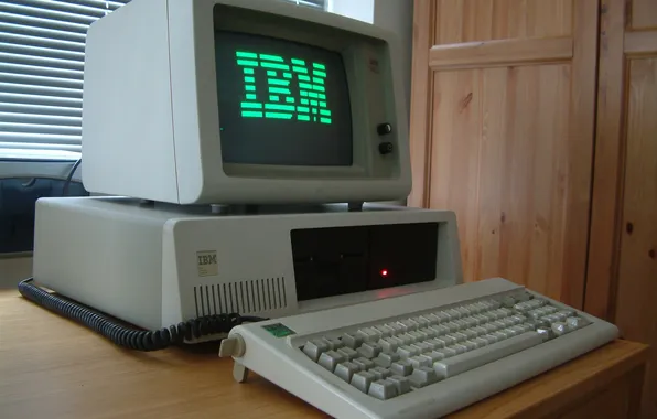 Картинка computer, old, rare, IBM