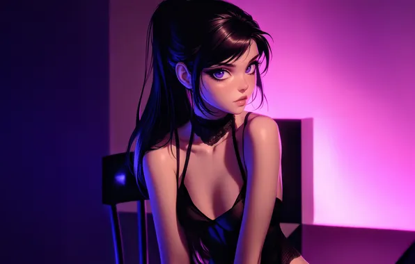 Dark, anime, beauty