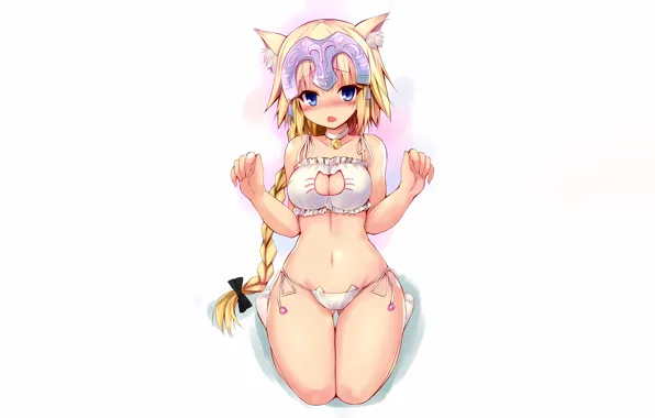 Girl, sexy, lingerie, pantsu, bra, cleavage, panties, long hair