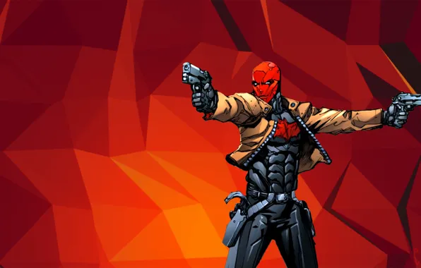 Оружие, Пистолеты, Джейсон Тодд, Red Hood, Jason Todd, Красный капюшон