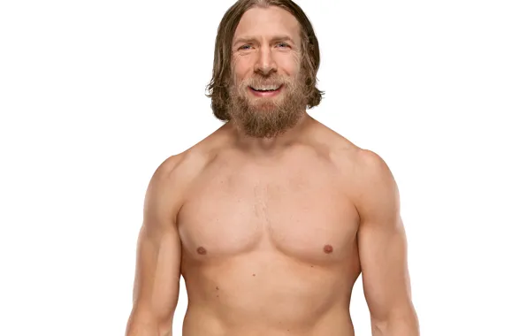 Поза, улыбка, борода, рестлер, hair, WWE, SmackDown, Bryan Danielson