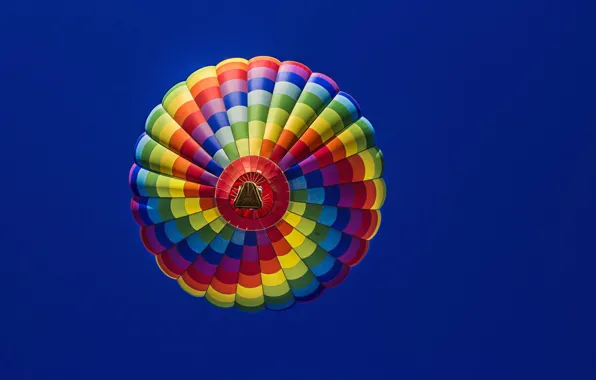 Картинка небо, полет, воздушный шар
