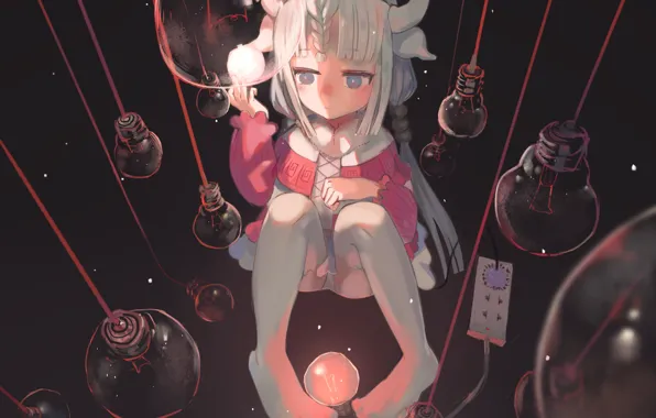 Лампочки, Kobayashi-san Chi no Maid Dragon, Kanna Kamui