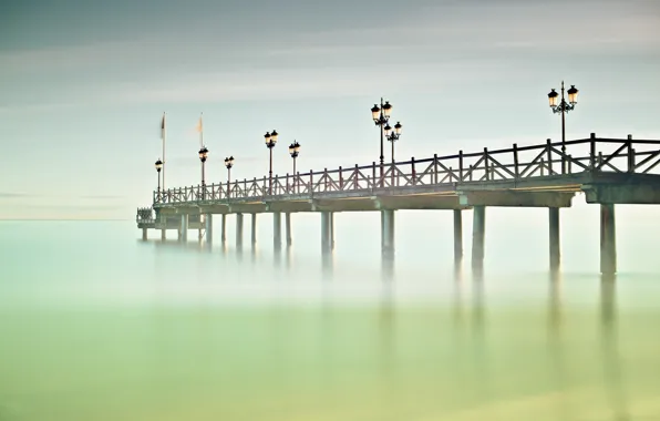 Пейзаж, мост, Spain, Marbella, Andalusia
