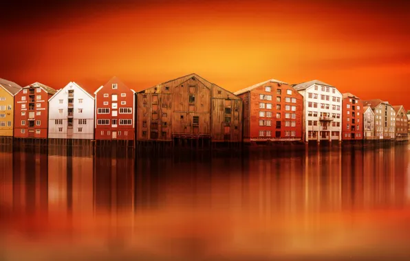 Sunset, Norway, Trondheim