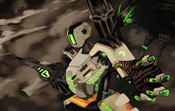 Fanart, Bastion, Overwatch, zylbrad