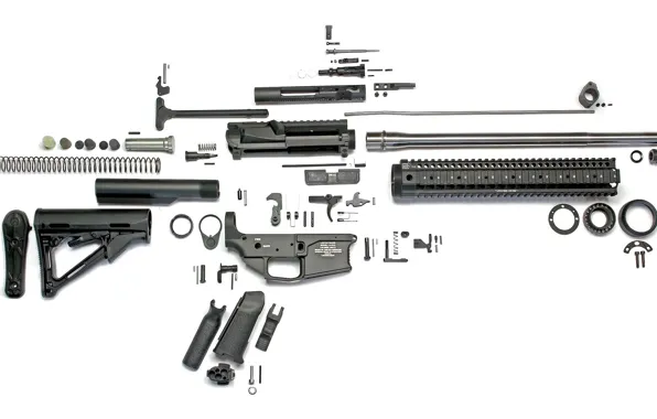 Детали, винтовка, штурмовая, assault rifle, AR-15