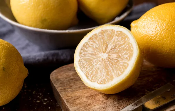 Лимон, фрукт, цитрус, кислый