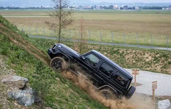 Чёрный, Mercedes-Benz, внедорожник, 4x4, подъём, G-Class, V8, 2019