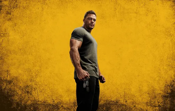 Поза, фигура, сериал, мускулы, Jack Reacher, Alan Ritchson, Джек Ричер, Алан Ричсон