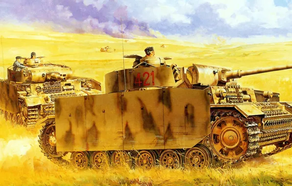 Картинка Pz.Kpfw.III, немецкий средний танк, PzKpfw III, Panzer III, Panzerkampfwagen III Ausf M/N, Pz.III