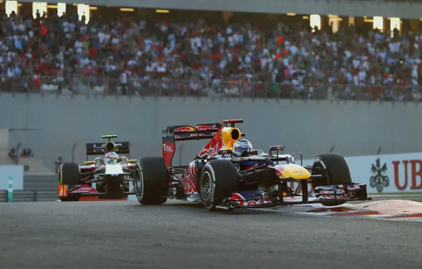 Гонщик, Formula 1, Vettel, Чемпион, RB8, Sebastian