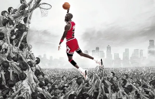 Картинка мяч, Michael Jordan, баскетбол
