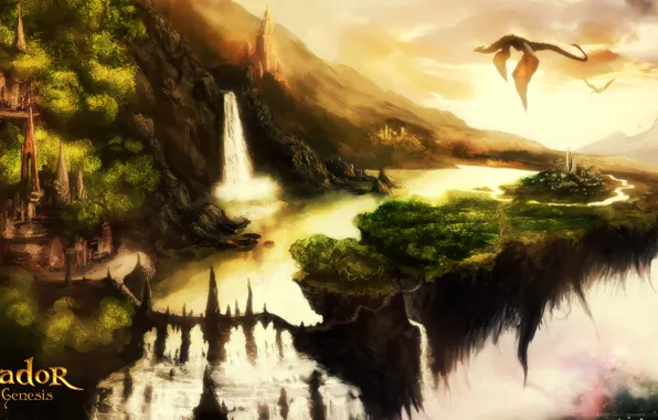 City, dragon, eador