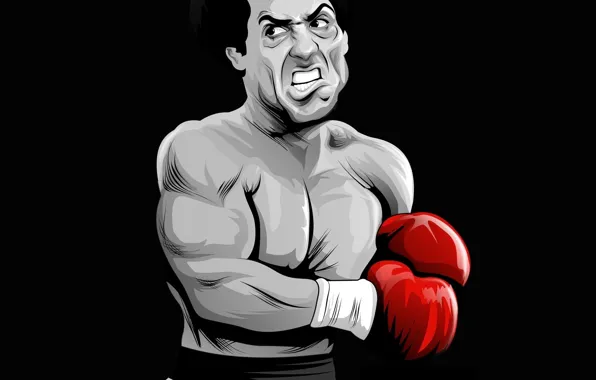 Бокс, боксер, rocky balboa