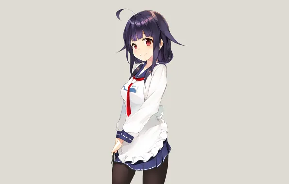Girl, long hair, anime, beautiful, red eyes, pretty, attractive, handsome
