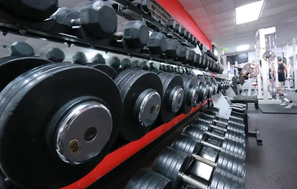 Fitness, Gym, Dumbells