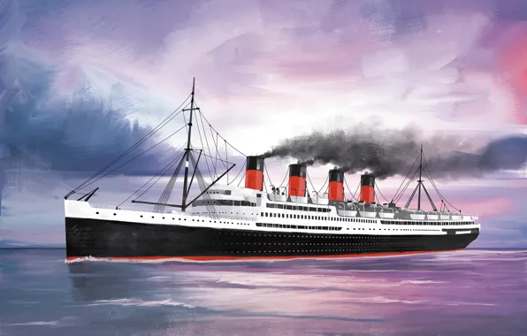 Волны, корабль, france, Transatlantic Ships