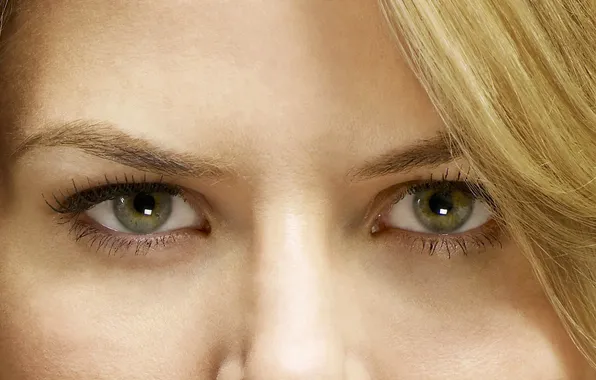 Глаза, взгляд, лицо, полосы, модель, актриса, jennifer morrison