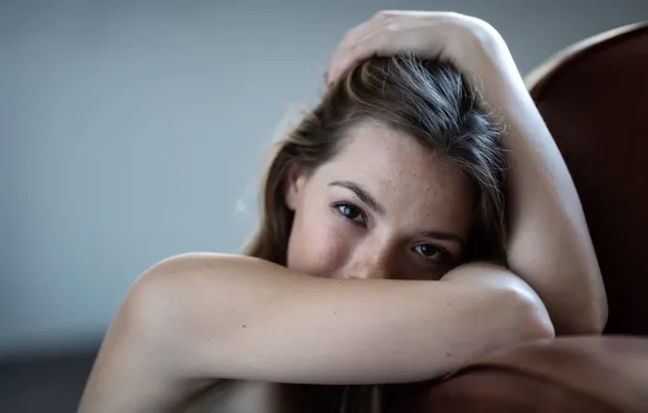 Веснушки, кареглазая, Olga Kobzar