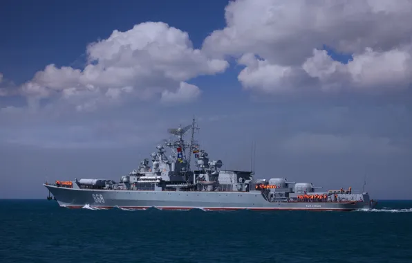 Море, корабль, Черное, сторожевой, Пытливый
