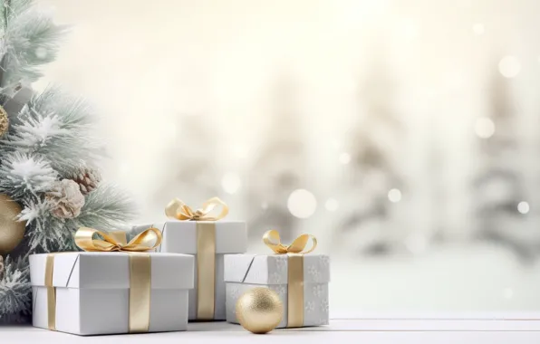Картинка украшения, шары, елка, colorful, Новый Год, Рождество, подарки, new year