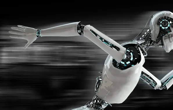 Robot, speed, running