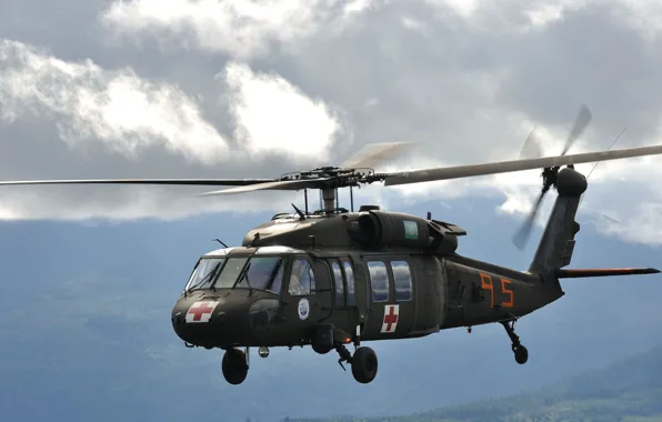 Картинка Sikorsky, UH-60 Black Hawk, многоцелевой вертолёт