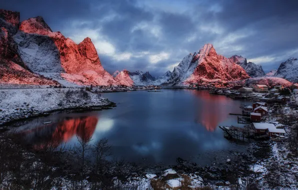 Norway, Arctic, Reine, Lofoten