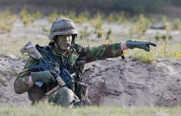Картинка оружие, солдат, Royal Netherlands Army