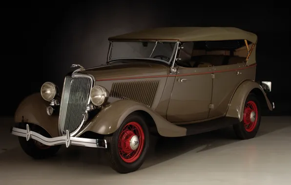 Авто, старина, ретро, Ford, Deluxe, 1934, Phaeton, V8