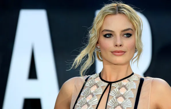 Портрет, блондинка, красотка, Margot Robbie, Марго Робби