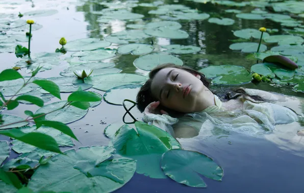 Офелия, Marie Dashkova, фотосессия в воде